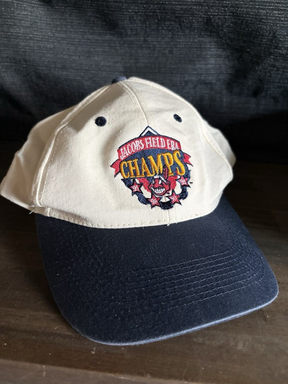 Cleveland Indians Snapback Jacobs Field Era Champs Chief Wahoo Vintage 90s